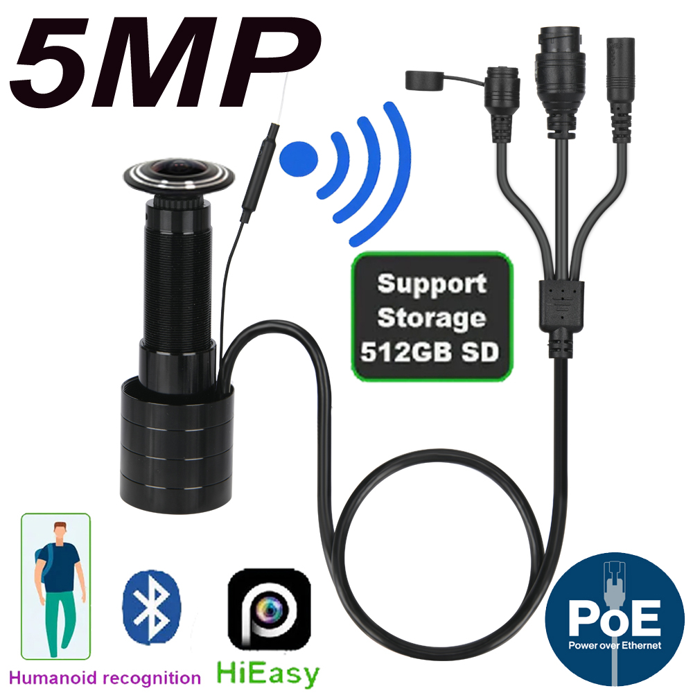 Home Security Tech - Kamera IP POE do drzwi 5MP