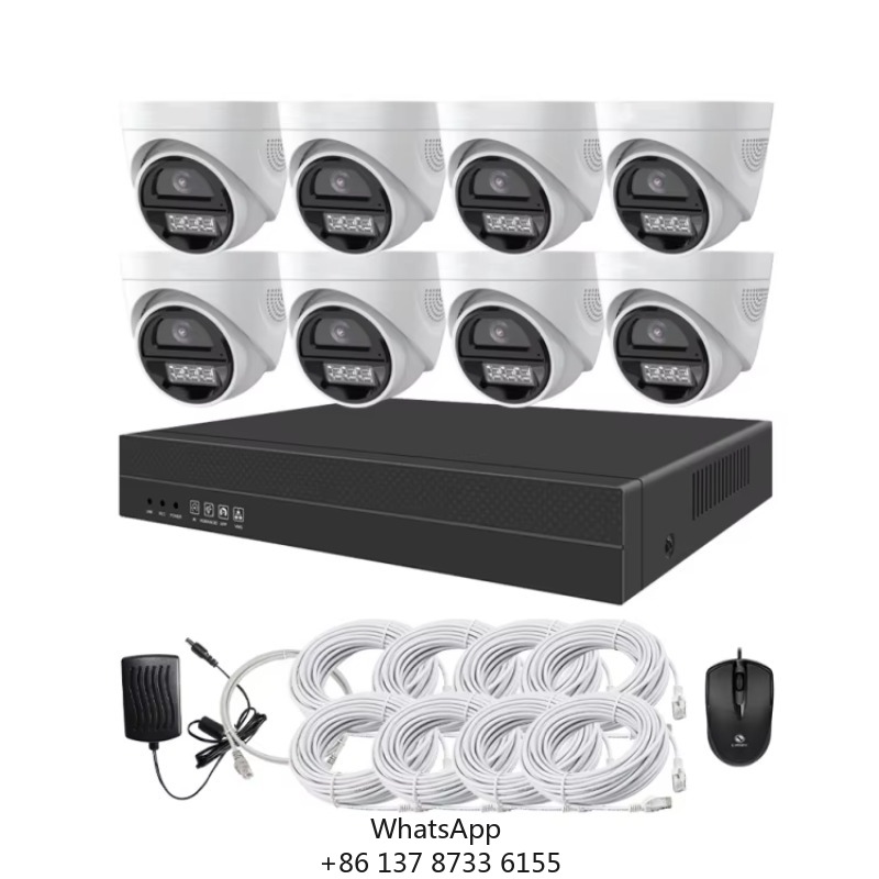 Home Security With Camera - Zestaw kamer CCTV 4-kanałowy 8-kanałowy Full