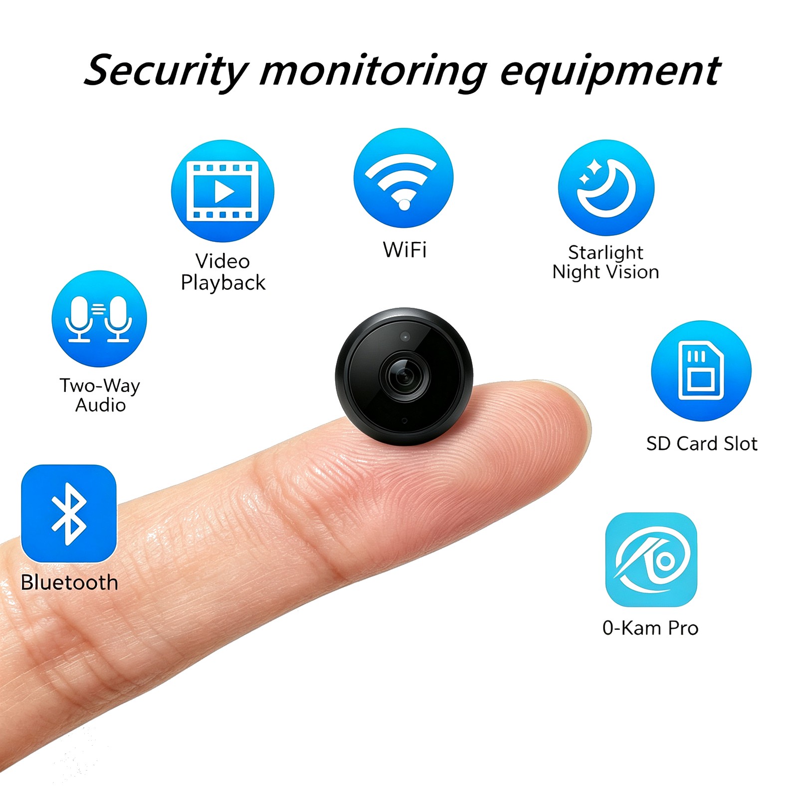 Home Security Kit With Camera - Kompletny zestaw do monitoringu domowego BU4: