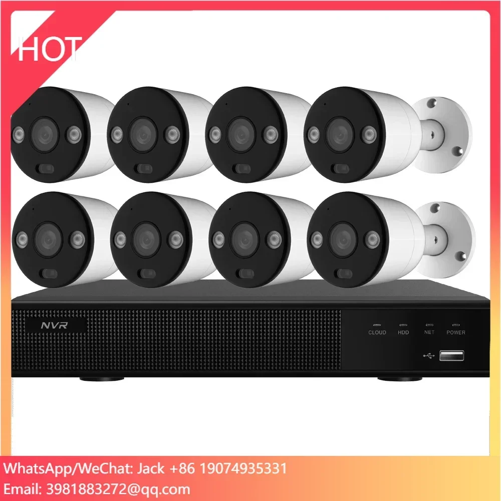 Home Security Kit With Camera - 8-kanałowy system kamer bezpieczeństwa 4K PoE,