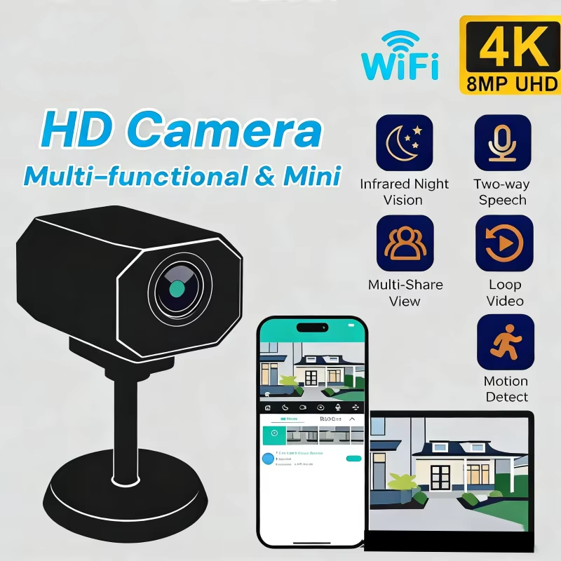 Home Security Lidar - Kamera bezpieczeństwa 4K HD WiFi do