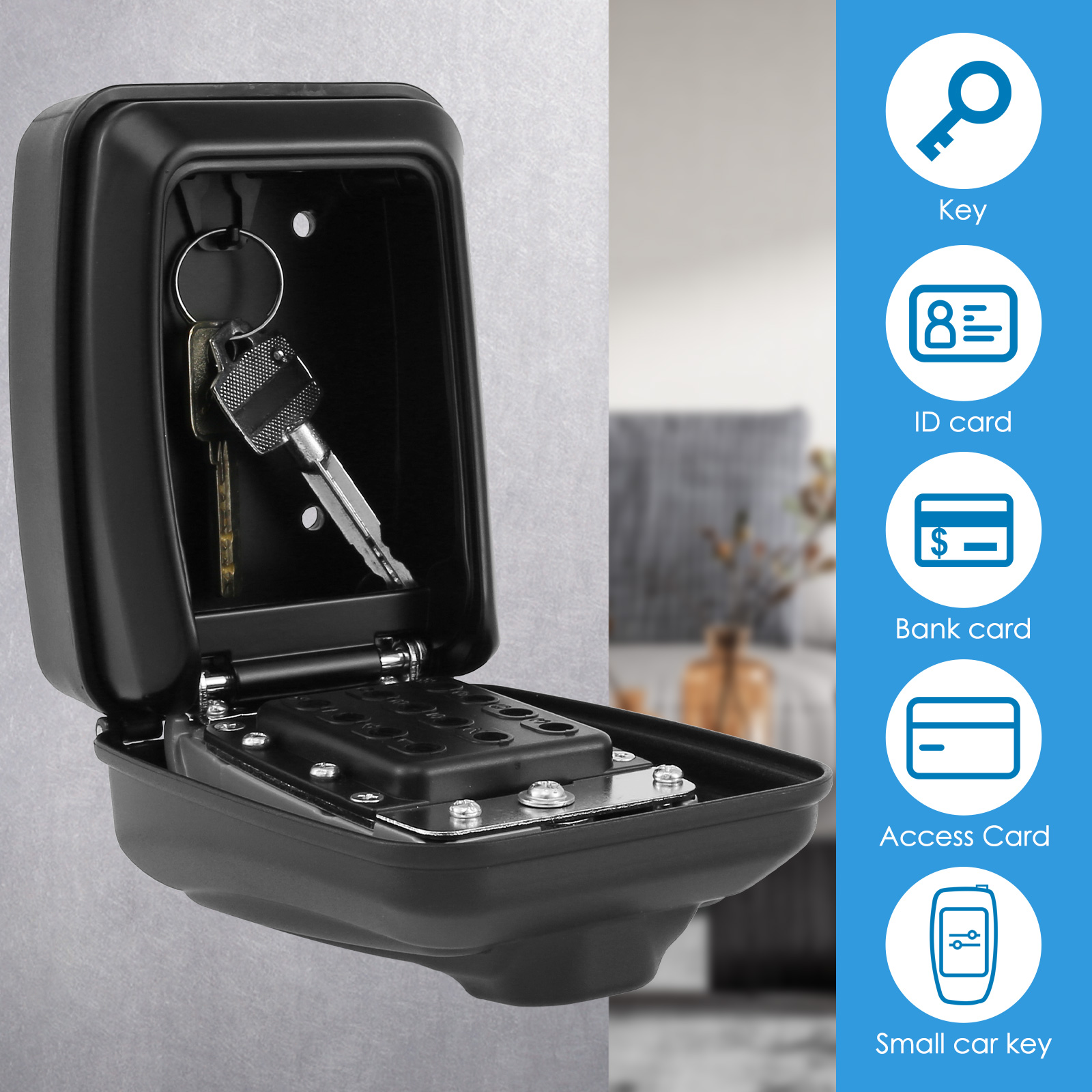 Key Lock Box Wall-Mount Secret – Home Security Group recenzja i cena