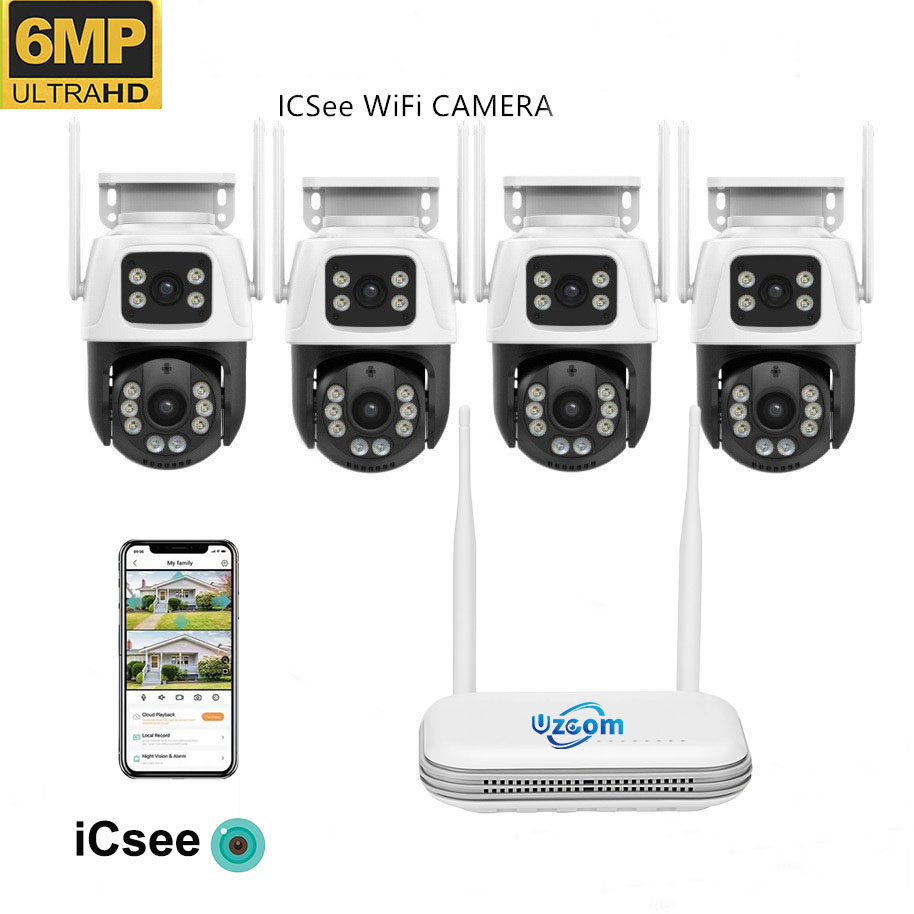 8-kanałowy zestaw kamer IP 6MP – Home Security Kit With Camera recenzja i cena