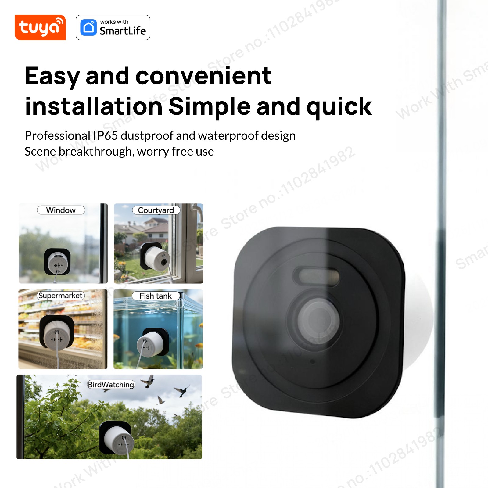 Kamera okienna Tuya 3MP 2K, ka – Home Security Lidar recenzja i cena
