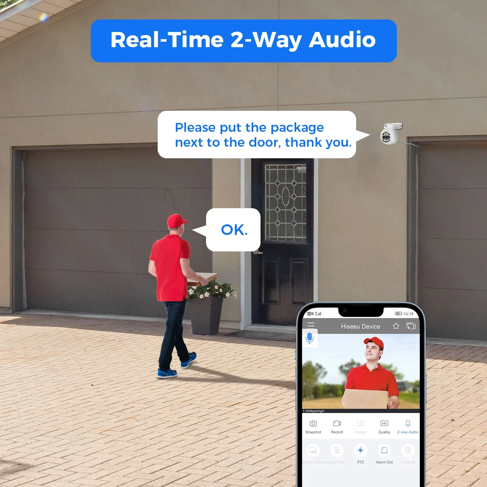 Hiseeu Automatyczne Śledzenie  – Home Security Kit With Camera recenzja i cena
