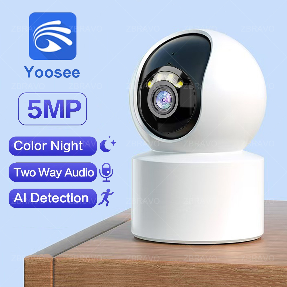 Kamera IP Yoosee 5MP WiFi, obr – Home Security Lidar recenzja i cena