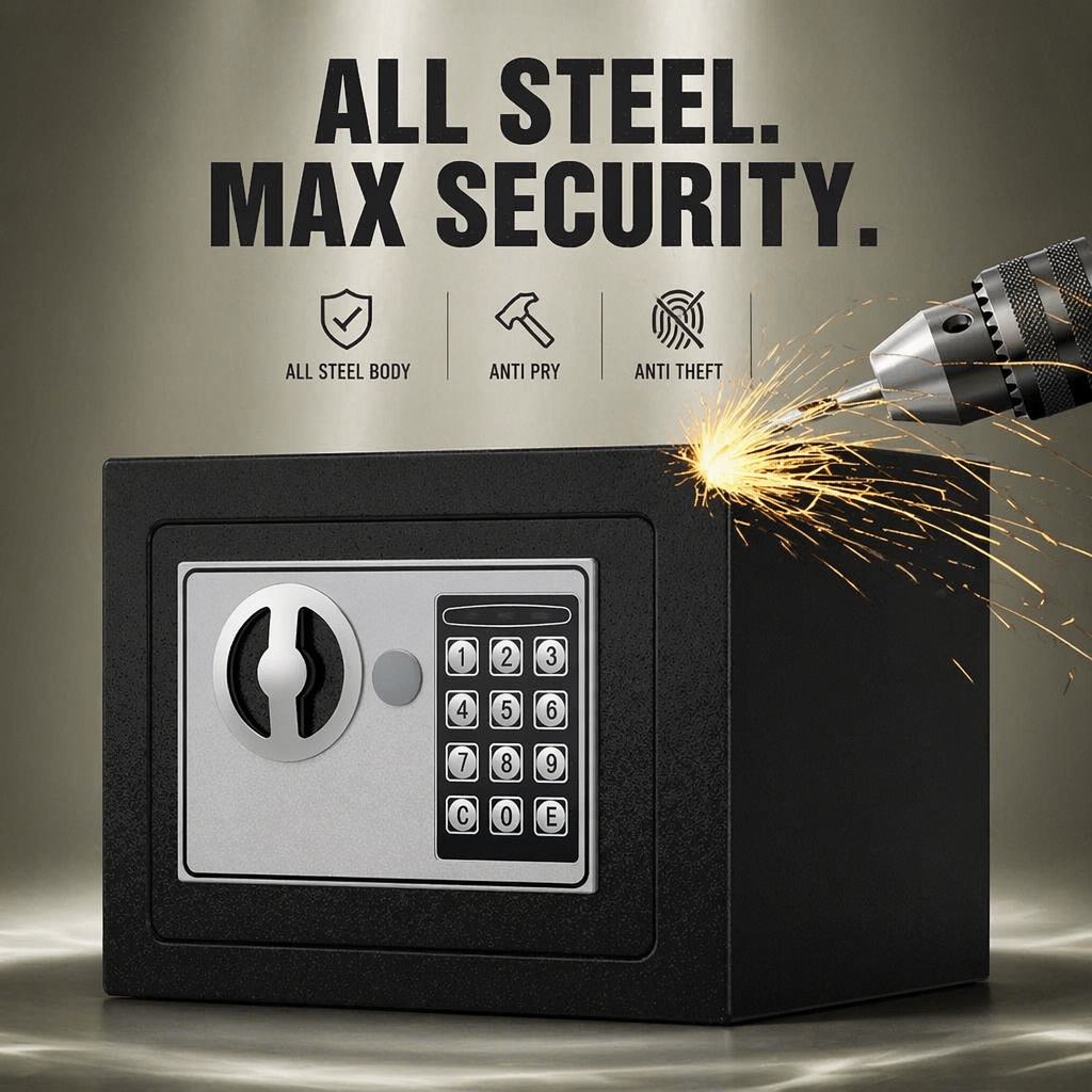Całkowicie stalowa, elektronic – Home Security Group recenzja i cena