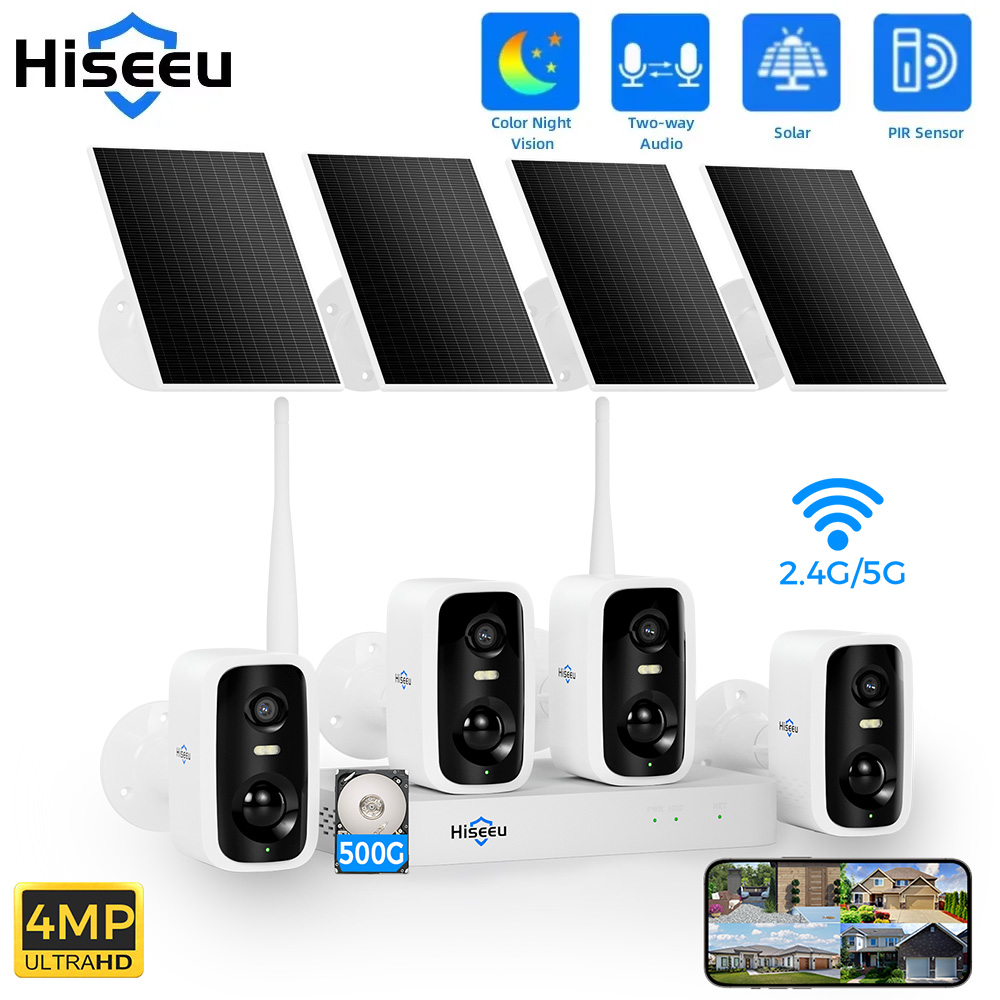 Hiseeu 10-kanałowy NVR 4MP WiF – Home Security Kit With Camera recenzja i cena